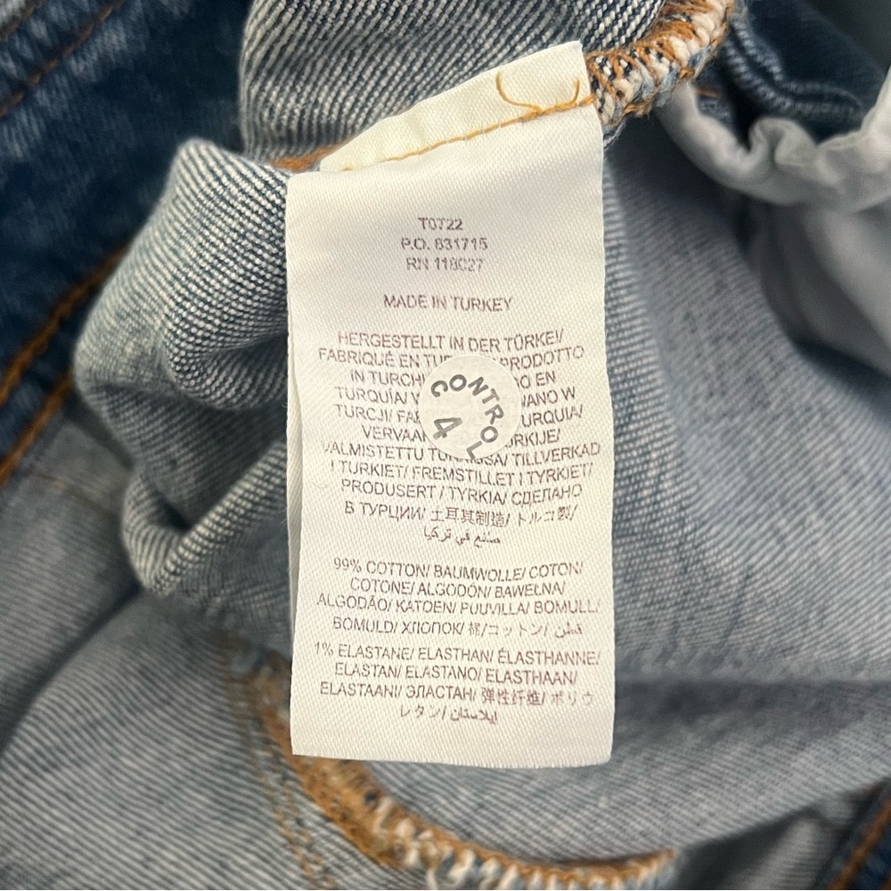 Boden women’s Girlfriend Dungarees Mid Vintage Denim size 2 - Picture 7 of 8